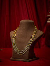 Dazzling Layered Sapphire Necklace – Gold Plated Elegant Design