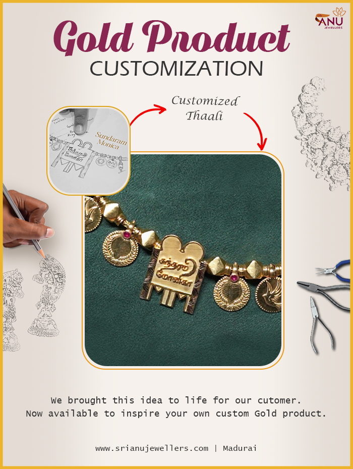 Traditional Gold Thali