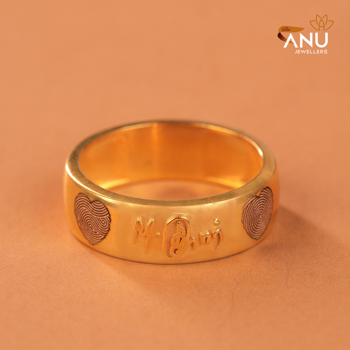 Customization Signature Engraving Ring